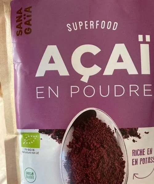 Açaï En Poudre Bio - 100 G - Sana Gaïa