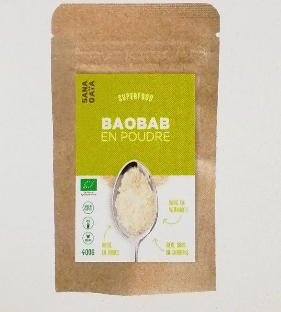 Baobab en poudre Bio - 400 g