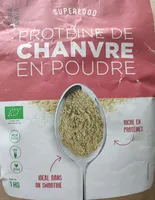 Protéine de chanvre en poudre