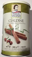 Cialdine con crema alla nocciola