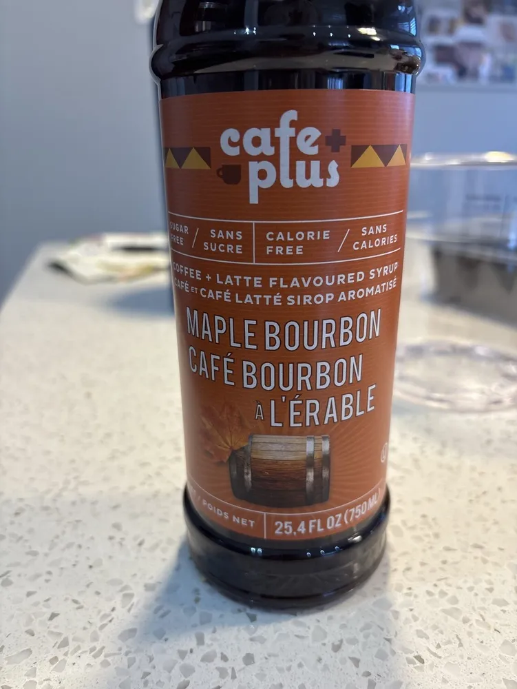 Maple Bourbon Flavoured Syrup