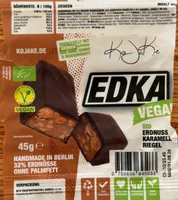 Erdnuss Karamell Riegel (Vegan)