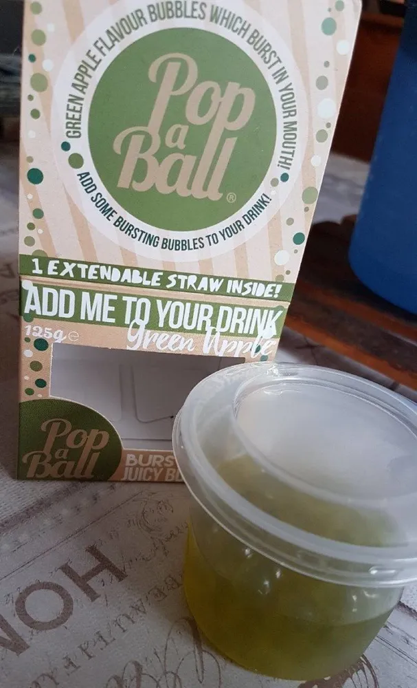 Green apple glamour bubbles