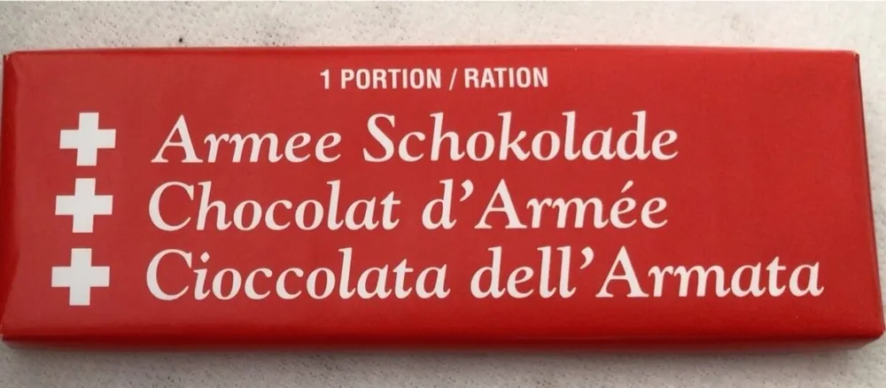 Armee Schokolade