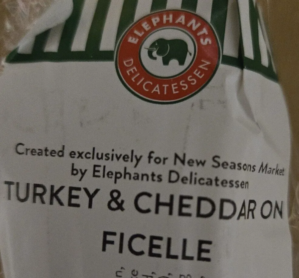 Turkey And Cheddar On Ficelle