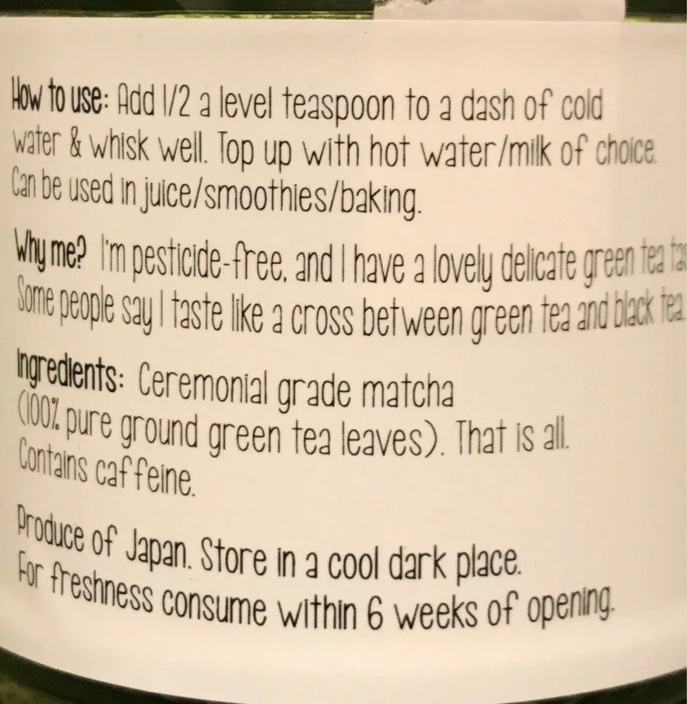 Matcha Tea