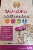 Pasta shirataki de konjac