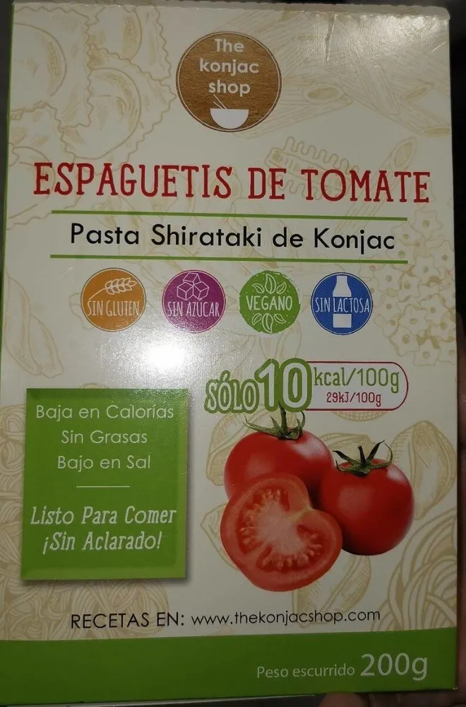 Espaguetis de tomate