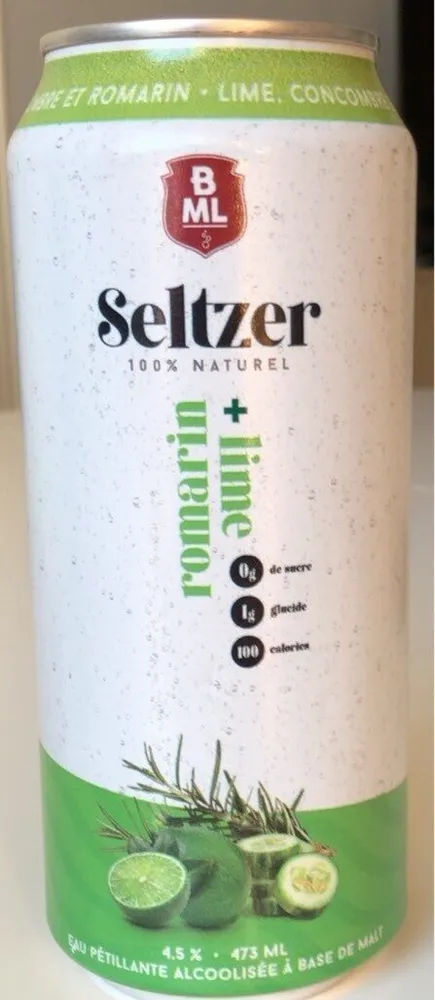 Seltzer - Romarin + Lime
