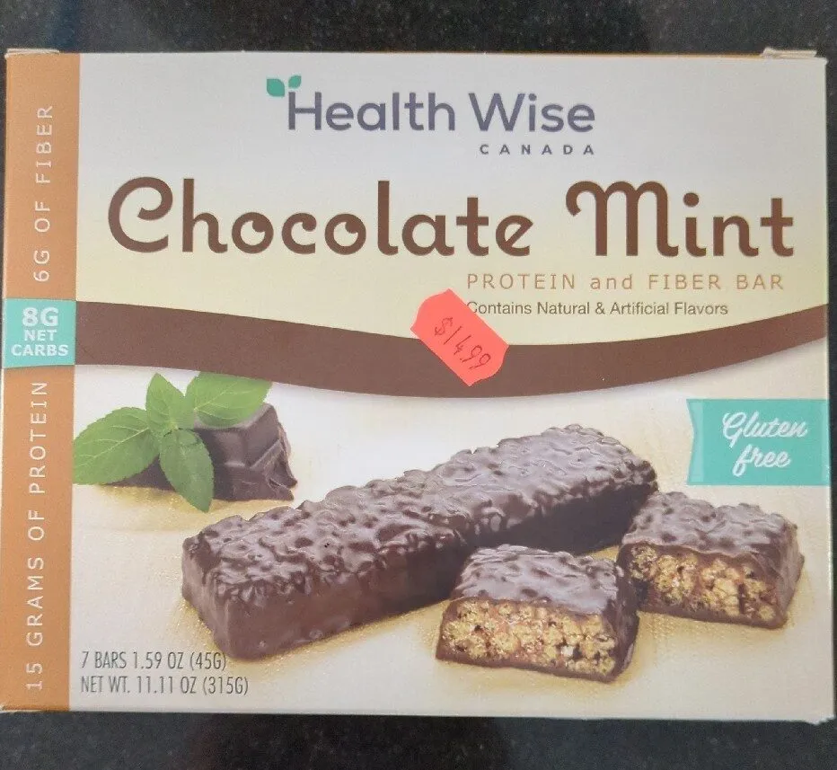 Chocolate Mint Protein And Fiber Bar