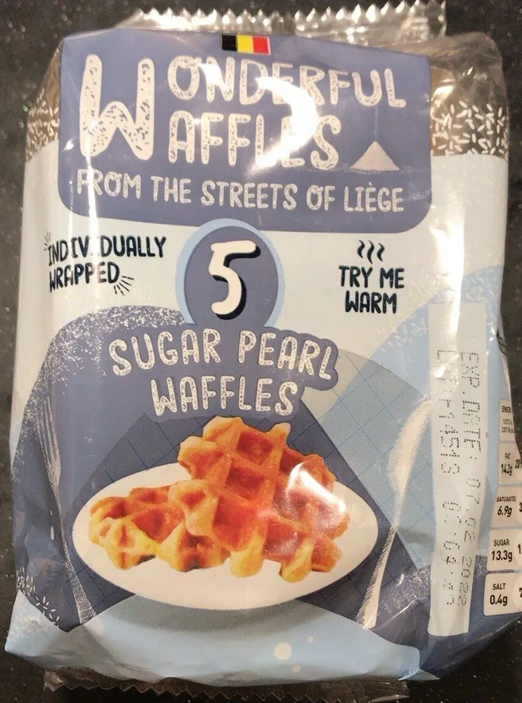 Sugar pearl waffles