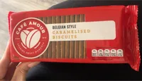Belgian style caramelised biscuits