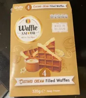 Custard cream waffle