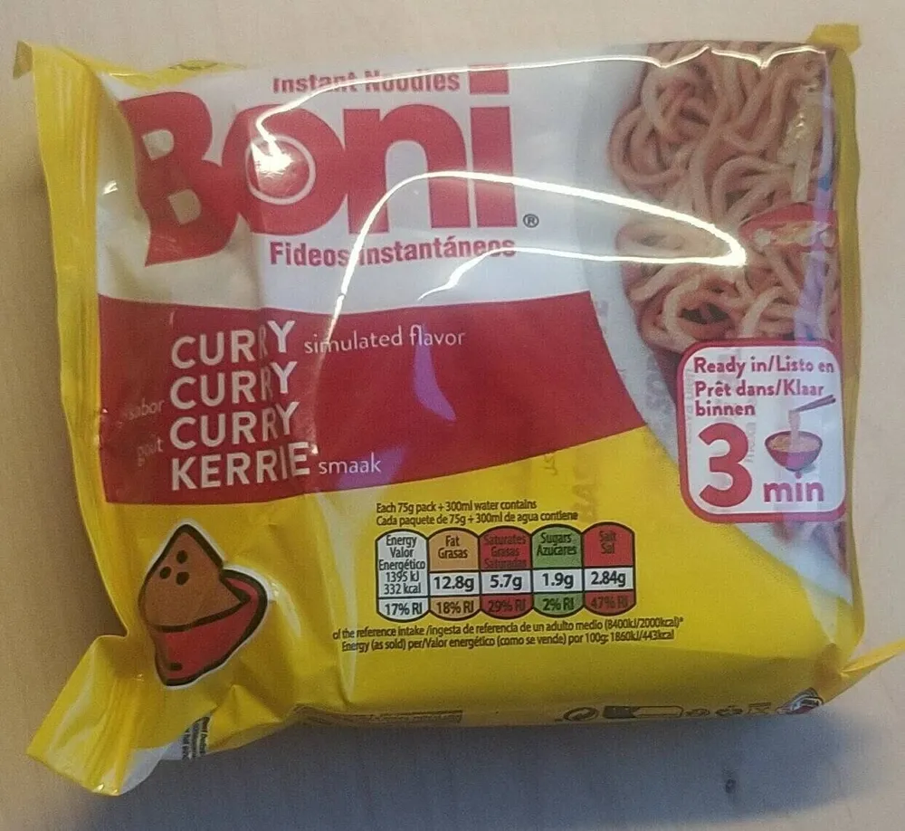 Instant noodle curry