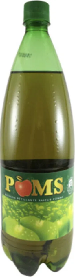 Boisson pétillante saveur pomme