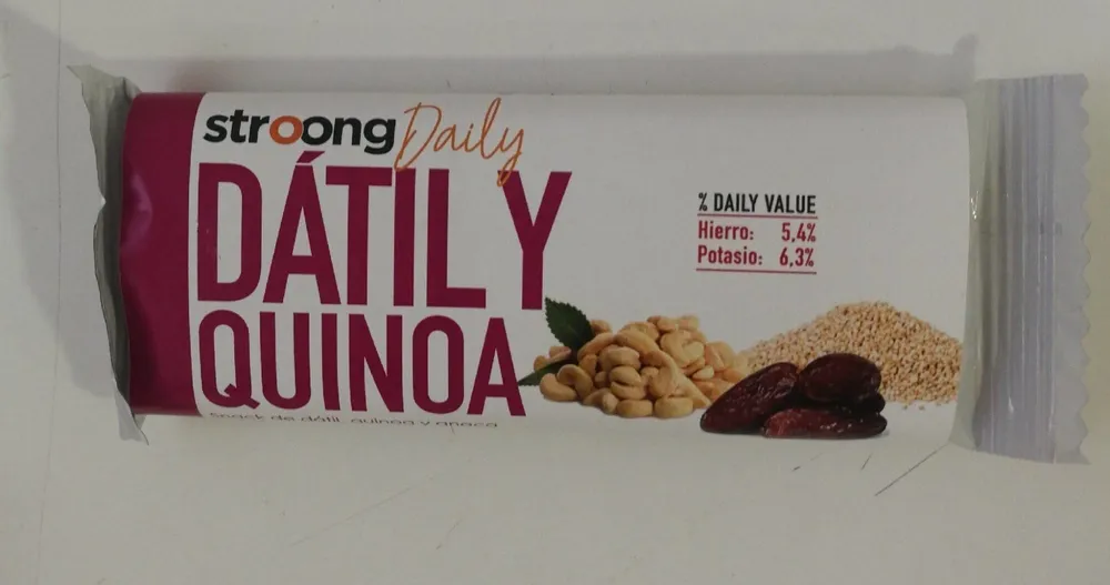 Stroong Daily dátil y quinoa