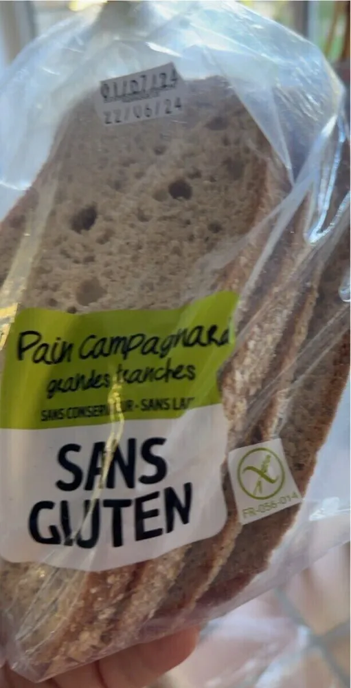 Pain de campagne sans gluten