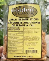 Batonnets aux graines de sésame à l’ail