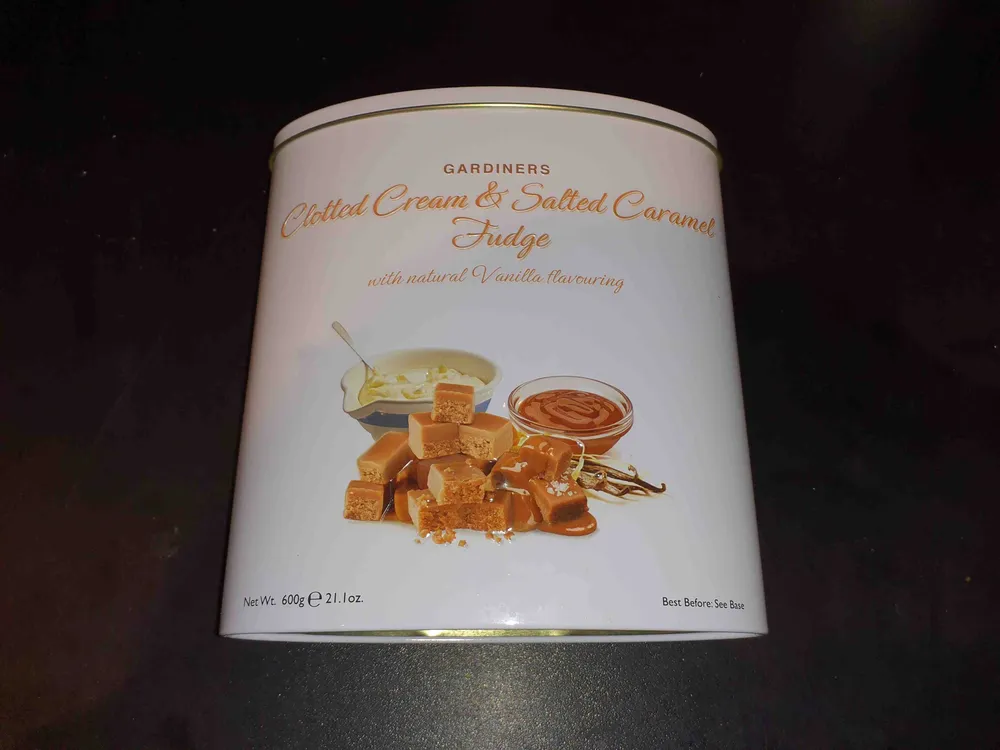 Clotted Cream & Salted Caramel Fudge