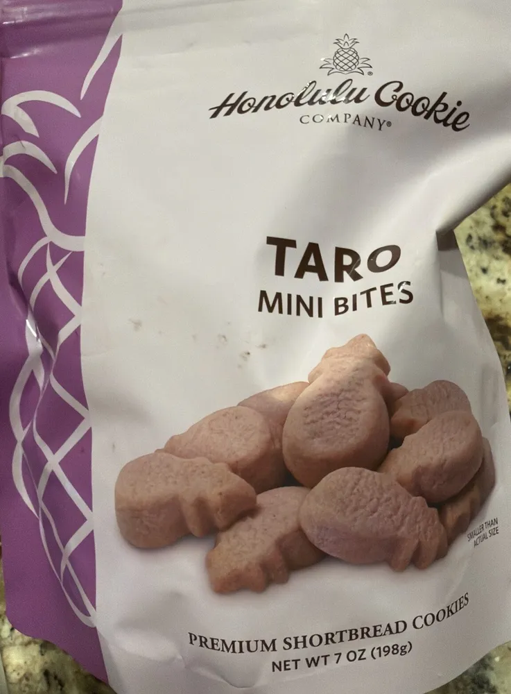 Taro Mini Bites Premium Shortbread Cookies