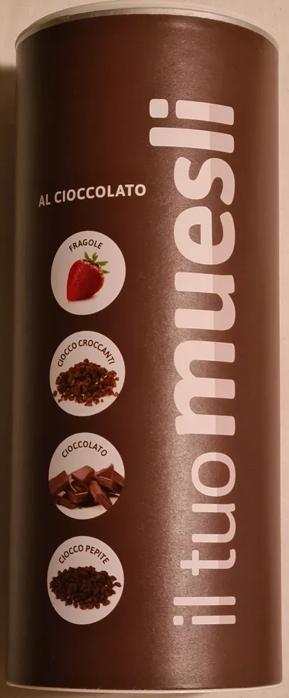 Müsli mit Schoko und Erdbeere
