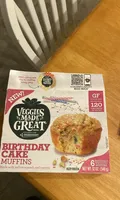 Birthday cake muffins