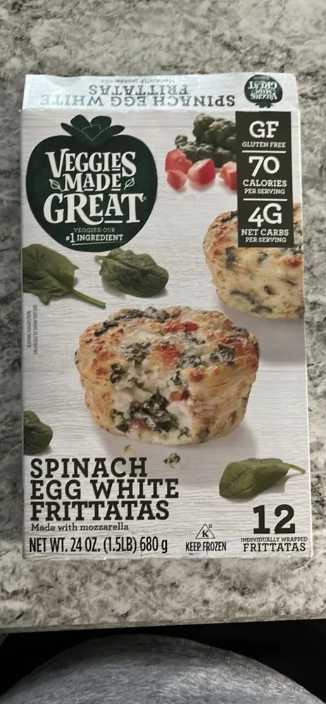 Spinach Egg White Frittatas