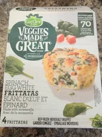 Spinach egg white frittatas