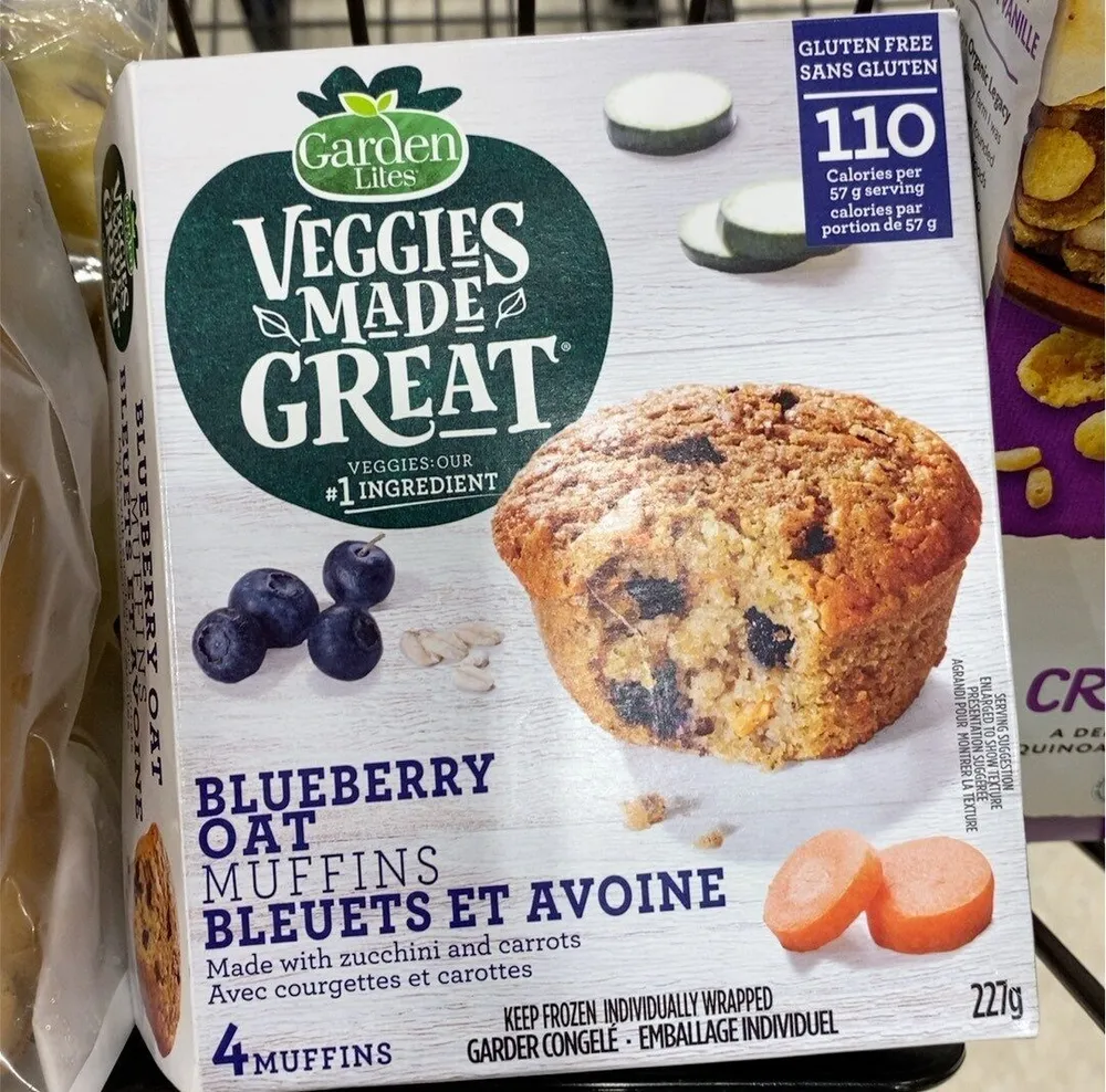 Blueberry oat muffins