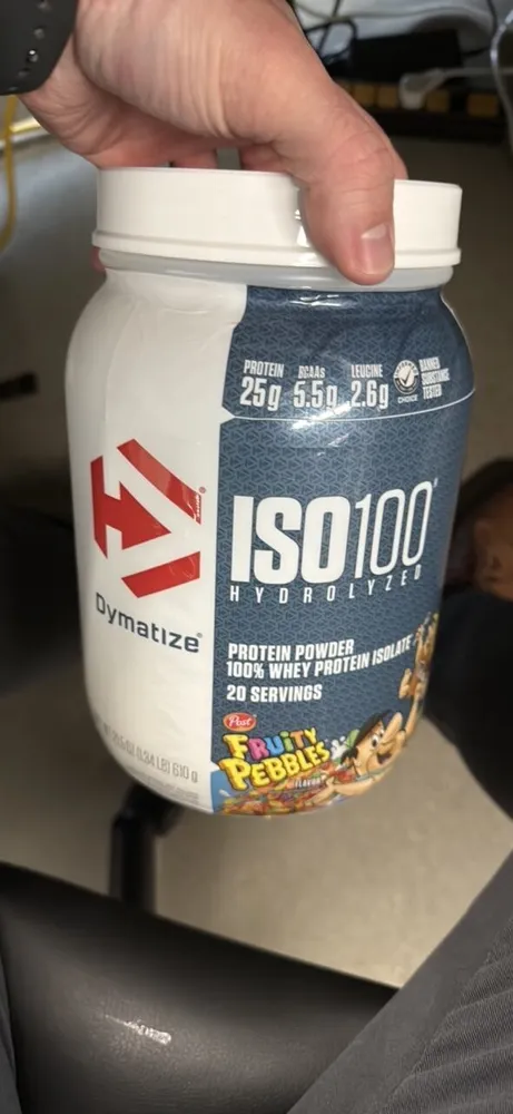 ISO100 Hydrolyzed Protein Powder 100% Whey Protein Isolate Fruity Pebbles Flavor