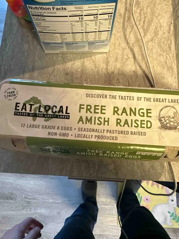 Free Range Amish Raised Eggs Non-gmo