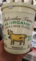 Organic Vanilla Yogurt