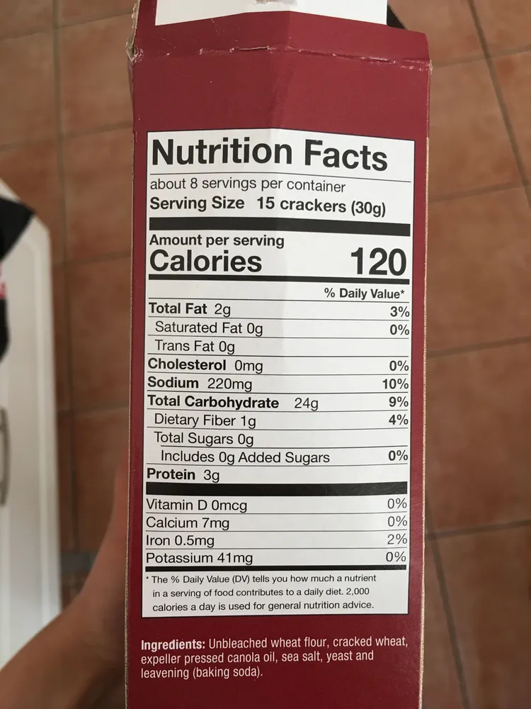 Stoned Wheat Bite Size Crackers