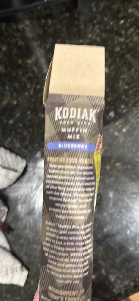 Kodiak cakes blueberry protein packed muffin mix