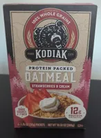 Protein Packed Oatmeal Strawberries & Cream