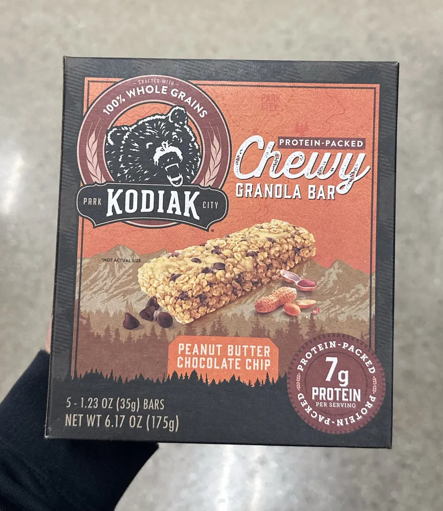 Peanut Butter Chocolate Chip Protein Packed Chewy Granola Bar