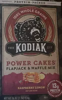 Flapjack and waffle mix raspberry lemon