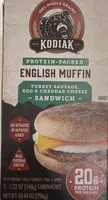 Turkey Sausage, Egg & Cheddar Cheese Sandwich