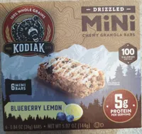 Blueberry Lemon Mini Chewy Granola Bars