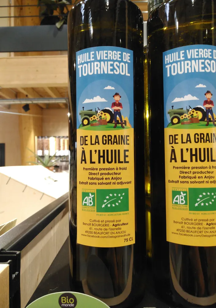 Huile vierge de tournesol