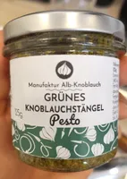 Grünes Knoblauchstängel Pesto