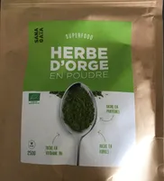 Herbe d'orge en poudre