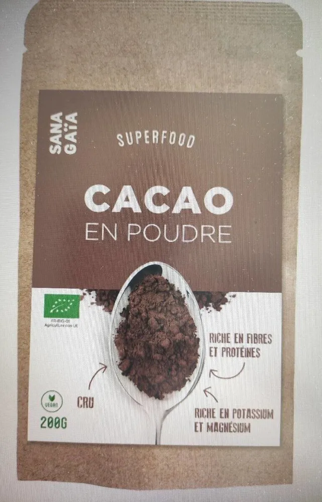 Cacao cru en poudre Bio - 200 g