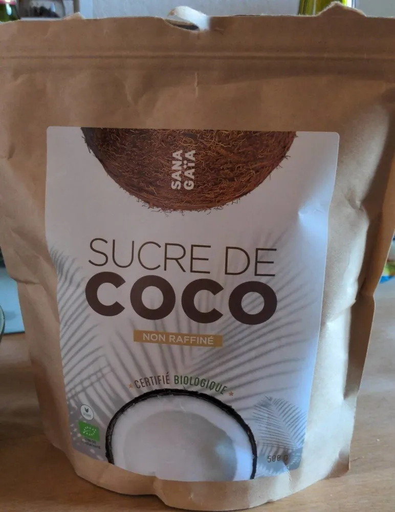 Sucre de coco non raffiné