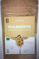 Mulberries mures blanches