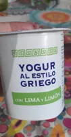 Yogur estilo griego lima limón