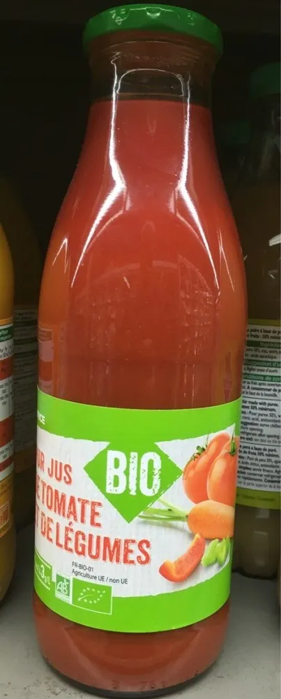 Pur jus de tomate et de legumes