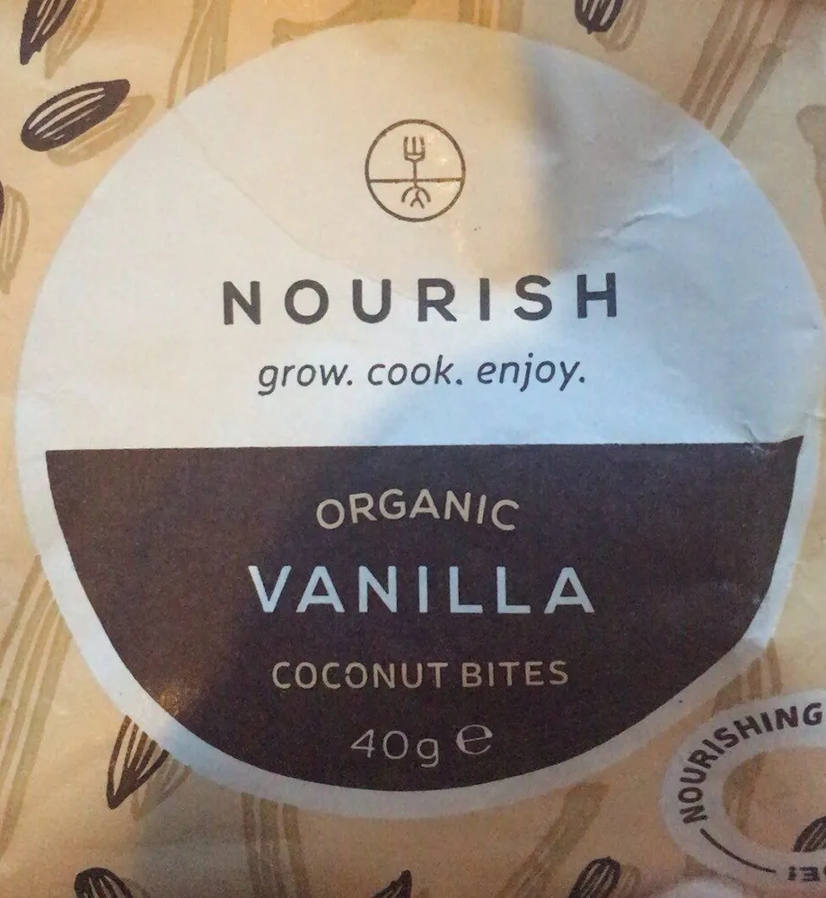 Organic vanilla coconut bites