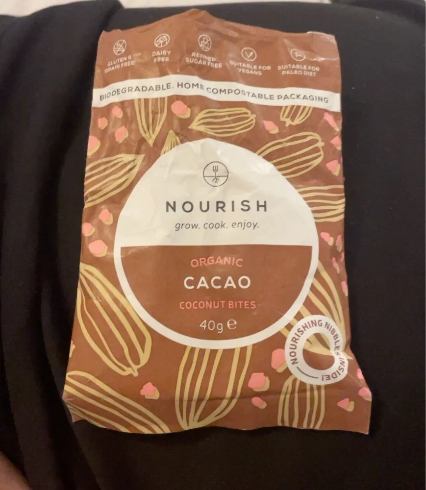Cacao coconut bited