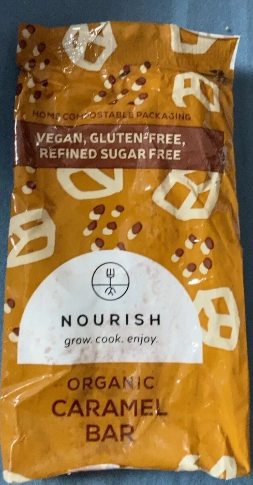 Organic caramel bar